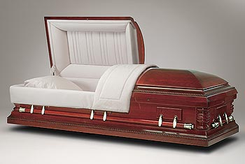 cherry casket american caskets aurora hardware merchandise